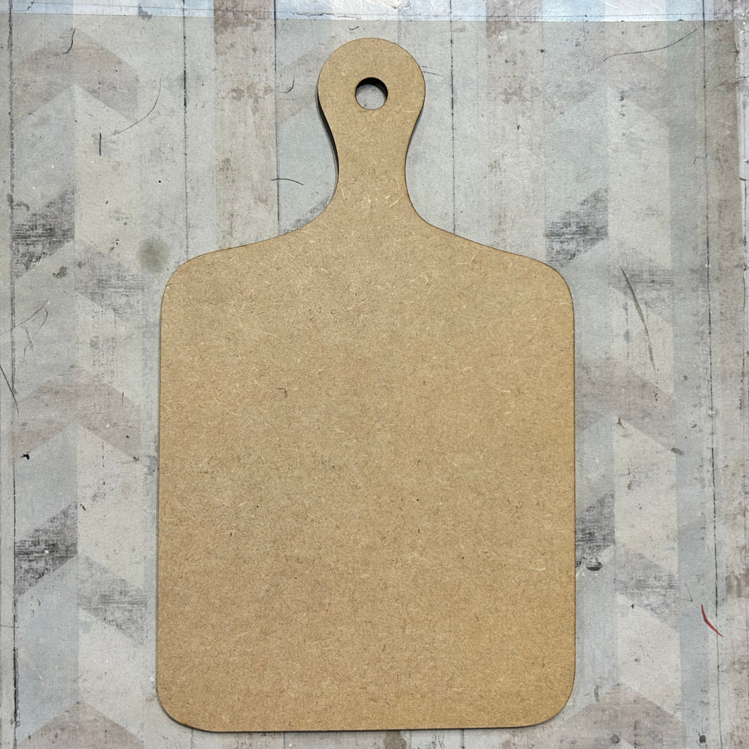 PL078 - MDF Blank Plaque - Optional Hanging - Chopping Board - Olifantjie - Wooden - MDF - Lasercut - Blank - Craft - Kit - Mixed Media - UK