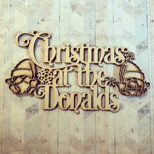 OL3708 - MDF Christmas at the …. ‘Doodle Gnomes’ hanging