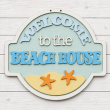 NO929 - MDF Welcome to the Beach House Hanging Plaque