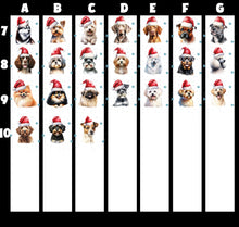 Sandra Menzies Only - Christmas Hat Dog Baubles - Olifantjie - Wooden - MDF - Lasercut - Blank - Craft - Kit - Mixed Media - UK