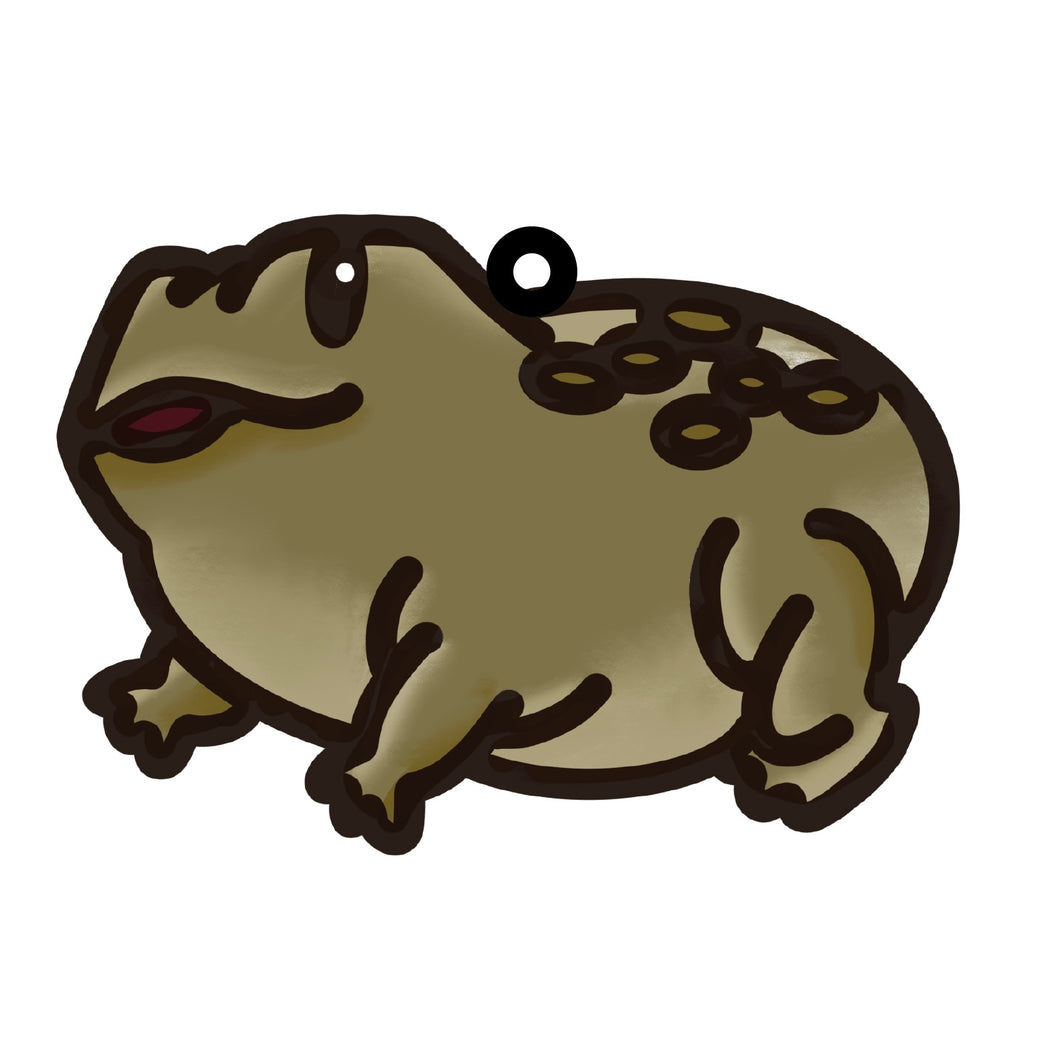 OL4586 - MDF Doodle Cute Animal Hanging Sealife  - Frog Toad 1 - Olifantjie - Wooden - MDF - Lasercut - Blank - Craft - Kit - Mixed Media - UK