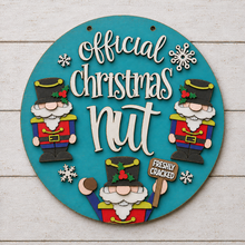 OL6158 - MDF Nuts about Christmas Nutcracker Plaque