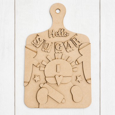 NO921 - MDF Hello Sugar Annie Chopping Board