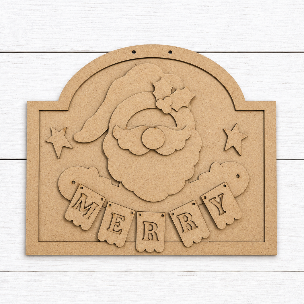 NO920 - MDF Merry Snowman Christmas Kit