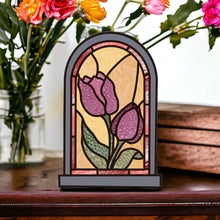 OL4284 - MDF Tulip Window Doodle Kit - Olifantjie - Wooden - MDF - Lasercut - Blank - Craft - Kit - Mixed Media - UK