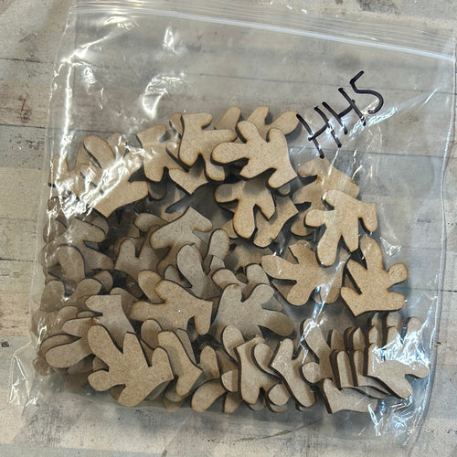 Sale CC140 bag leaves - Olifantjie - Wooden - MDF - Lasercut - Blank - Craft - Kit - Mixed Media - UK