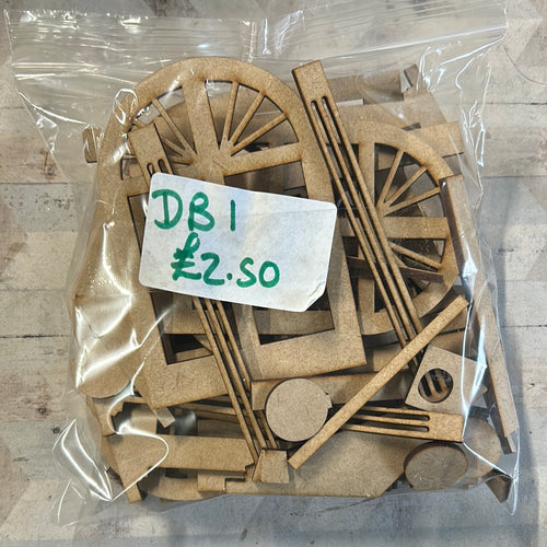 Sale doors and windows CC71 - Olifantjie - Wooden - MDF - Lasercut - Blank - Craft - Kit - Mixed Media - UK