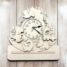 OL6078 - MDF Large Freestanding Dinosaur Clock with Optional Sweeping Clock Movement and Hands