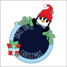 OL3577 - MDF Penguin Christmas Countdown - Olifantjie - Wooden - MDF - Lasercut - Blank - Craft - Kit - Mixed Media - UK