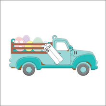 OL3585 - MDF Gift Card Holder - Truck - Easter - Olifantjie - Wooden - MDF - Lasercut - Blank - Craft - Kit - Mixed Media - UK