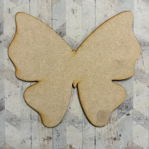 PL034 - MDF Blank Plaque - Optional Hanging - Butterfly - Olifantjie - Wooden - MDF - Lasercut - Blank - Craft - Kit - Mixed Media - UK