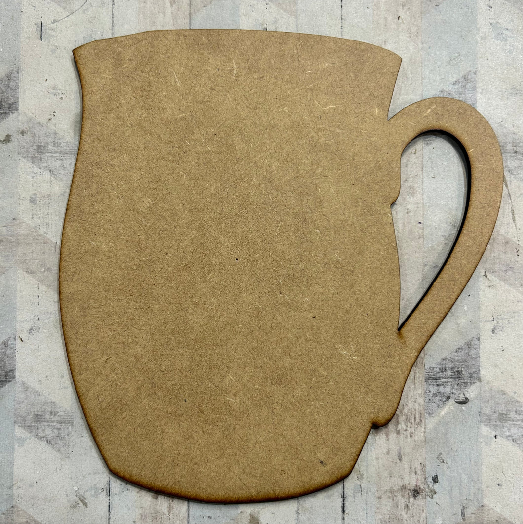 PL040 - MDF Blank Plaque - Optional Hanging - Mug 2 - Olifantjie - Wooden - MDF - Lasercut - Blank - Craft - Kit - Mixed Media - UK