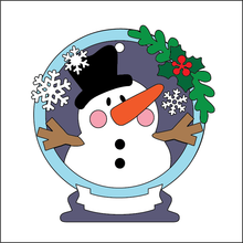 OL6106 MDF Breakout Character Hanging or Freestanding Snowglobes - Choice of 19 Characters - Optional Backing - Olifantjie - Wooden - MDF - Lasercut - Blank - Craft - Kit - Mixed Media - UK