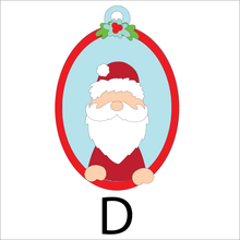 NO799 - MDF Oval Frame Christmas Hangings (2 sizes 5 options) - Olifantjie - Wooden - MDF - Lasercut - Blank - Craft - Kit - Mixed Media - UK