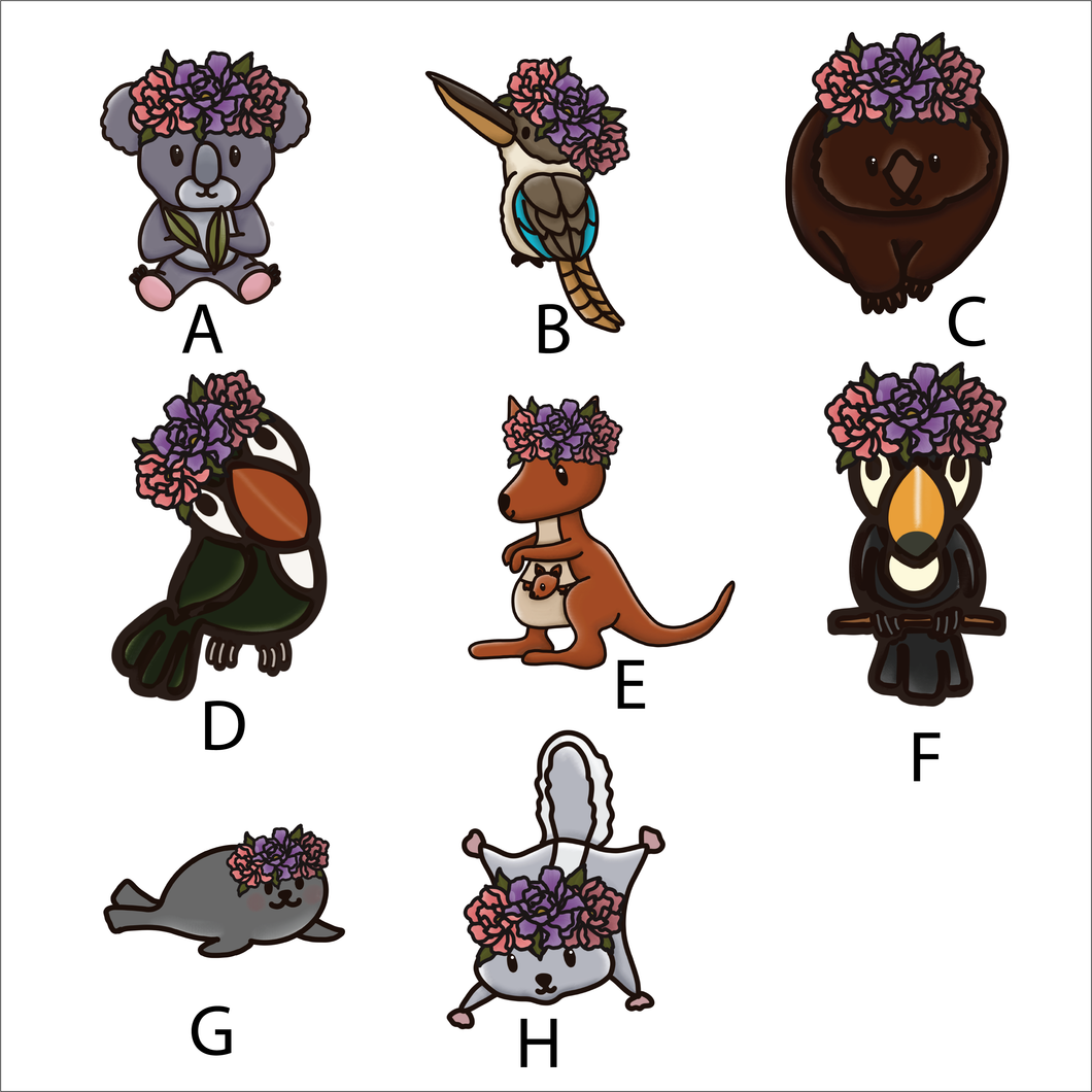 OL5969 - Wall Plaques upto 60cm (optional backing + hanging) - Mixed Floral Animal Characters Outback Tropical - select one - Olifantjie - Wooden - MDF - Lasercut - Blank - Craft - Kit - Mixed Media - UK