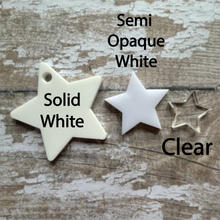 UV180 - Acrylic and UVDTF - Inspirational Star - Have Courage  - 1 Heart and UVDTF Decal - Olifantjie - Wooden - MDF - Lasercut - Blank - Craft - Kit - Mixed Media - UK