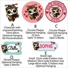 OL6094 - MDF Cute Floral Doodle Bee Collection - choose one product - Olifantjie - Wooden - MDF - Lasercut - Blank - Craft - Kit - Mixed Media - UK