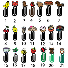 OL6160 - MDF Doodle Themed Paperclip Bookmarks -choose 1 - Olifantjie - Wooden - MDF - Lasercut - Blank - Craft - Kit - Mixed Media - UK