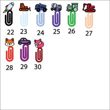 OL6160 - MDF Doodle Themed Paperclip Bookmarks -choose 1 - Olifantjie - Wooden - MDF - Lasercut - Blank - Craft - Kit - Mixed Media - UK