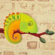 OL3214 - MDF Layered Chameleon Plaque Personalised - Olifantjie - Wooden - MDF - Lasercut - Blank - Craft - Kit - Mixed Media - UK