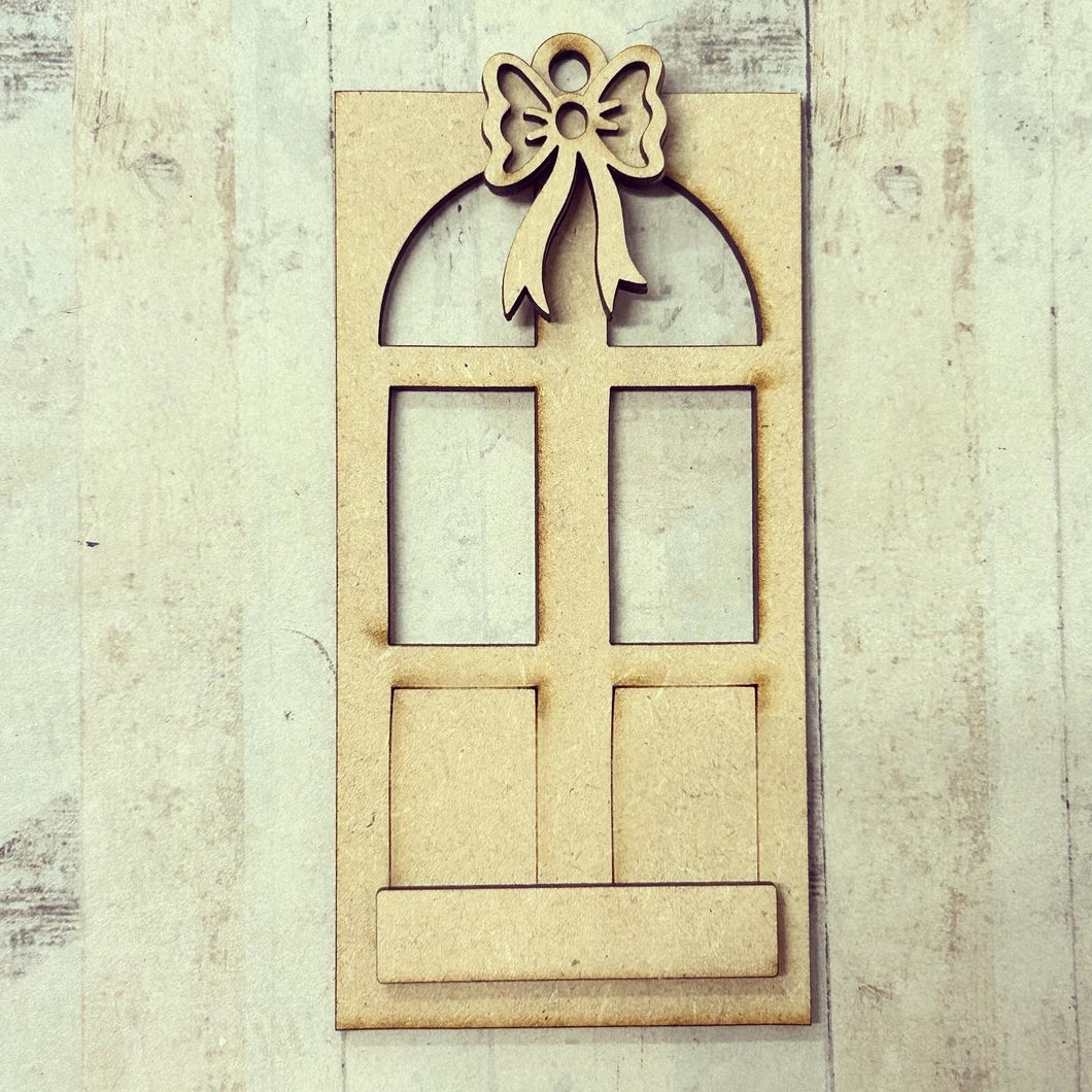 OL4002 - MDF Door Style 5 - option 4 - Olifantjie - Wooden - MDF - Lasercut - Blank - Craft - Kit - Mixed Media - UK