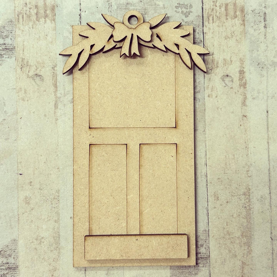 OL4000 - MDF Door Style 4 - option 2 - Olifantjie - Wooden - MDF - Lasercut - Blank - Craft - Kit - Mixed Media - UK