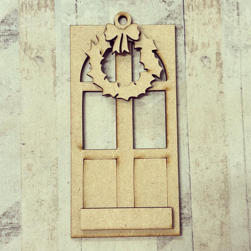 OL4002 - MDF Door Style 5 - option 1 - Olifantjie - Wooden - MDF - Lasercut - Blank - Craft - Kit - Mixed Media - UK