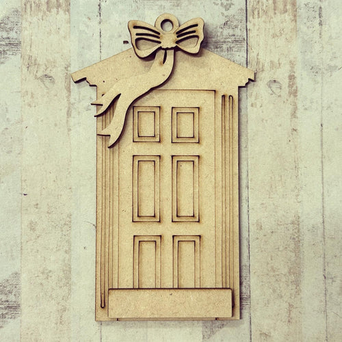 OL3399 - MDF Door Style 3 - option 5 - Olifantjie - Wooden - MDF - Lasercut - Blank - Craft - Kit - Mixed Media - UK