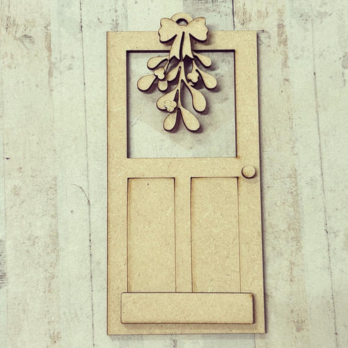 OL3397 - MDF Door Style 2 - option 3 - Olifantjie - Wooden - MDF - Lasercut - Blank - Craft - Kit - Mixed Media - UK