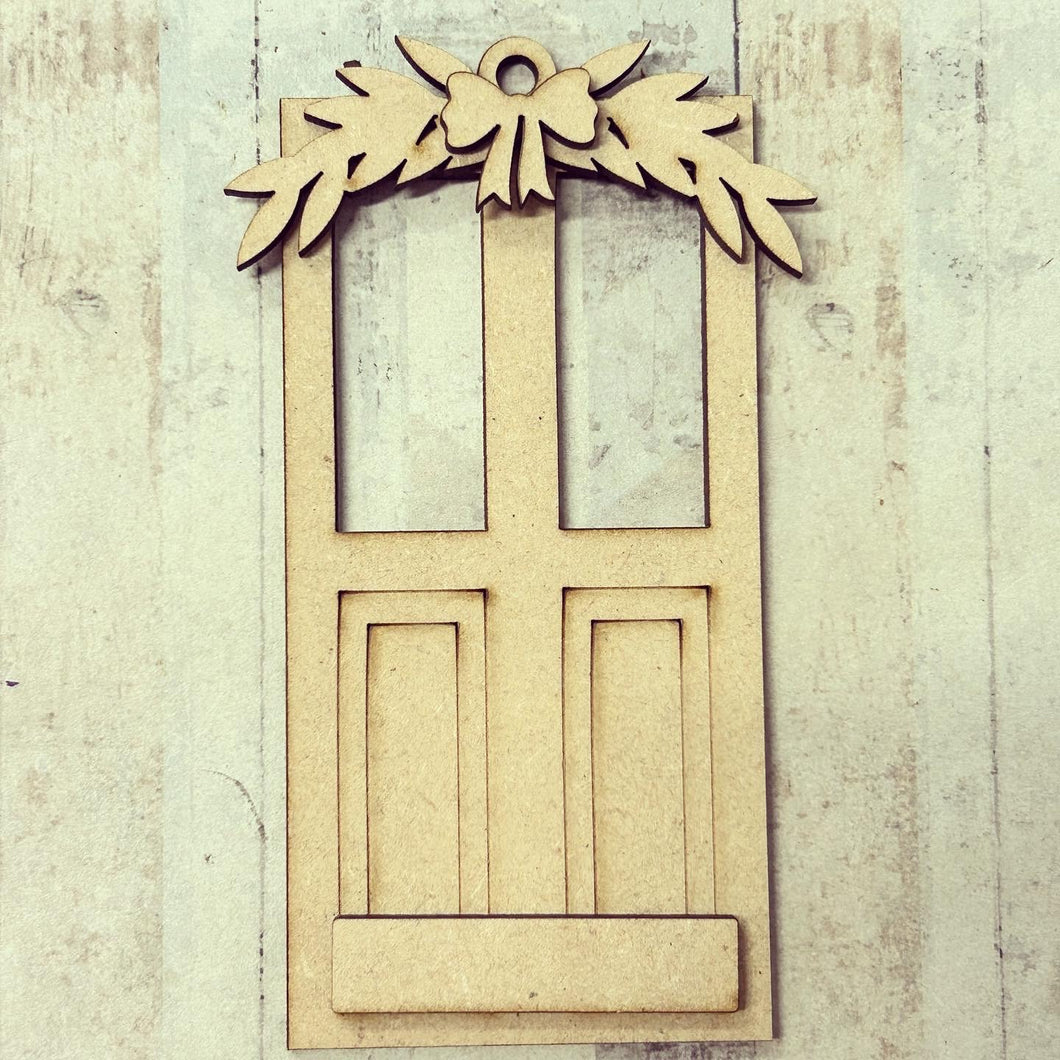 OL4001 - MDF Door Style 5 - option 2 - Olifantjie - Wooden - MDF - Lasercut - Blank - Craft - Kit - Mixed Media - UK