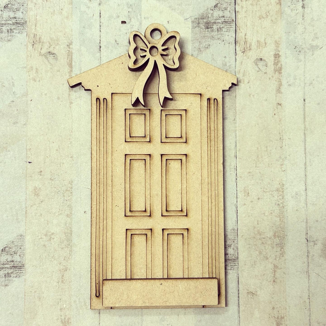 OL3399 - MDF Door Style 3 - option 4 - Olifantjie - Wooden - MDF - Lasercut - Blank - Craft - Kit - Mixed Media - UK