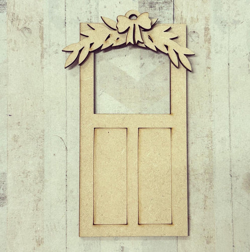 OL3397 - MDF Door Style 2 - option 2 - Olifantjie - Wooden - MDF - Lasercut - Blank - Craft - Kit - Mixed Media - UK