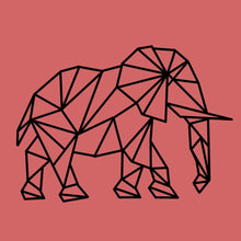 OL3434 - Geometric shape (optional backing) - Full Elephant - Olifantjie - Wooden - MDF - Lasercut - Blank - Craft - Kit - Mixed Media - UK