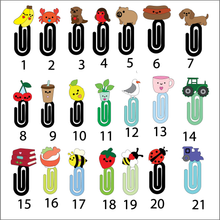 OL6163 - MDF Layered Themed Paperclip Bookmarks -choose 1