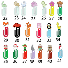 OL6163 - MDF Layered Themed Paperclip Bookmarks -choose 1
