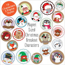 OL6107 MDF Breakout Character Magnet Size - Choice of 19 Characters - 3 Frame Styles - Olifantjie - Wooden - MDF - Lasercut - Blank - Craft - Kit - Mixed Media - UK