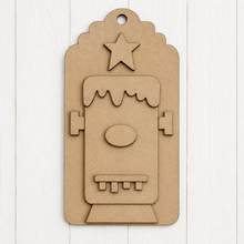 NO926 - MDF Frank Halloween Tag Bauble Ornament