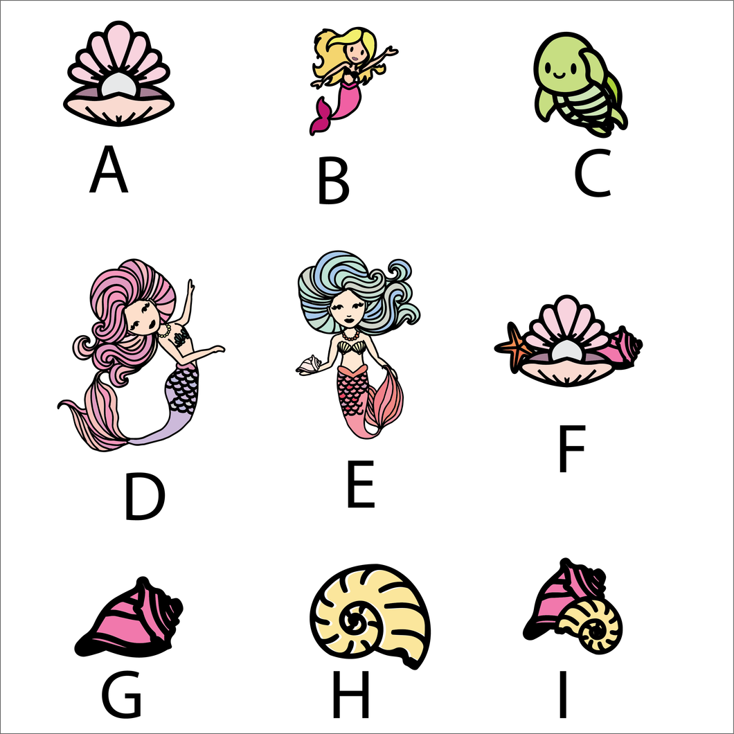 OL5889 - Wall Plaques upto 60cm (optional backing + hanging) - Mermaid - select one - Olifantjie - Wooden - MDF - Lasercut - Blank - Craft - Kit - Mixed Media - UK