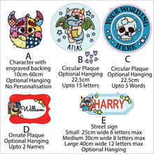 OL6141 - MDF Patchwork Monster Doodle Collection - choose one product and character type - Olifantjie - Wooden - MDF - Lasercut - Blank - Craft - Kit - Mixed Media - UK