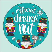 OL6158 - MDF Nuts about Christmas Nutcracker Plaque