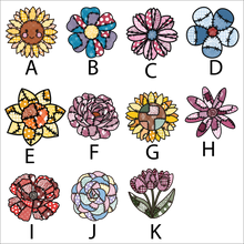 OL6095 - MDF Patchwork Floral Doodle Collection - choose one product and flower type - Olifantjie - Wooden - MDF - Lasercut - Blank - Craft - Kit - Mixed Media - UK