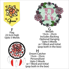 OL6095 - MDF Patchwork Floral Doodle Collection - choose one product and flower type - Olifantjie - Wooden - MDF - Lasercut - Blank - Craft - Kit - Mixed Media - UK