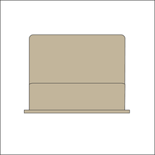 OL4480 - MDF Freestanding Family Plaques - Bases and add ons - people on OL4481 - Olifantjie - Wooden - MDF - Lasercut - Blank - Craft - Kit - Mixed Media - UK