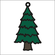 OL1868 - MDF Doodle Tribal Theme Hanging -  Tree - Olifantjie - Wooden - MDF - Lasercut - Blank - Craft - Kit - Mixed Media - UK