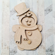 OL1148 - MDF Fancy Dress Gingerbread - Snowman - Olifantjie - Wooden - MDF - Lasercut - Blank - Craft - Kit - Mixed Media - UK