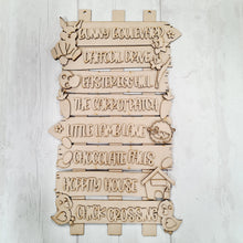 OL1382 - MDF Layered Easter Themed Large Hanging Plaque - Olifantjie - Wooden - MDF - Lasercut - Blank - Craft - Kit - Mixed Media - UK
