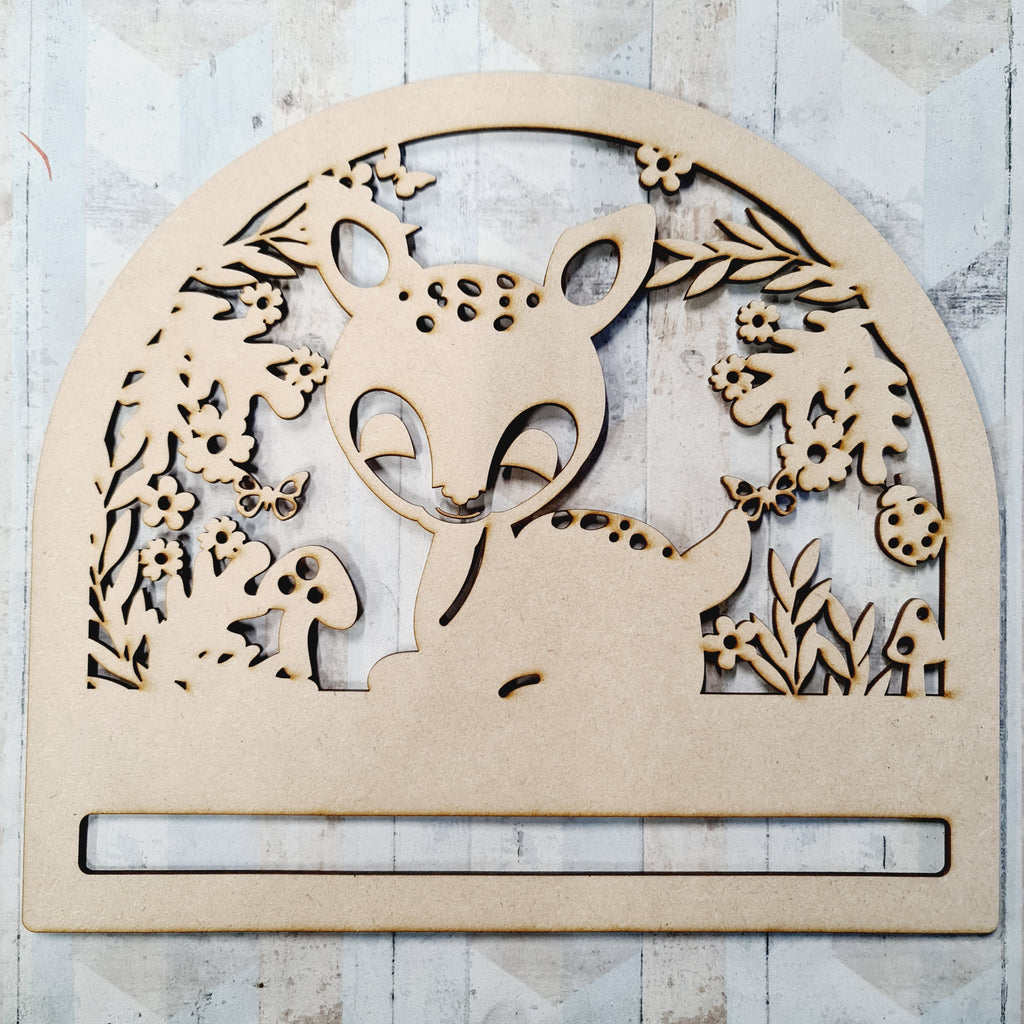 MC011 - MDF Macrame Hanging - Woodland Deer Themed – Olifantjie