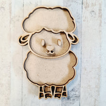 OL1791 - MDF  doodle Farm hanging - Sheep Style 3 - Olifantjie - Wooden - MDF - Lasercut - Blank - Craft - Kit - Mixed Media - UK