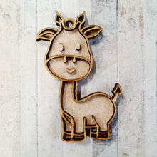 OL1961  - MDF Doodle Jungle Animal Hanging - Giraffe 2 - Olifantjie - Wooden - MDF - Lasercut - Blank - Craft - Kit - Mixed Media - UK