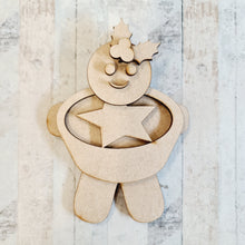 OL1160 - MDF Fancy Dress Gingerbread - Mince Pie - Olifantjie - Wooden - MDF - Lasercut - Blank - Craft - Kit - Mixed Media - UK